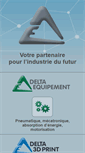 Mobile Screenshot of delta-equipement.fr
